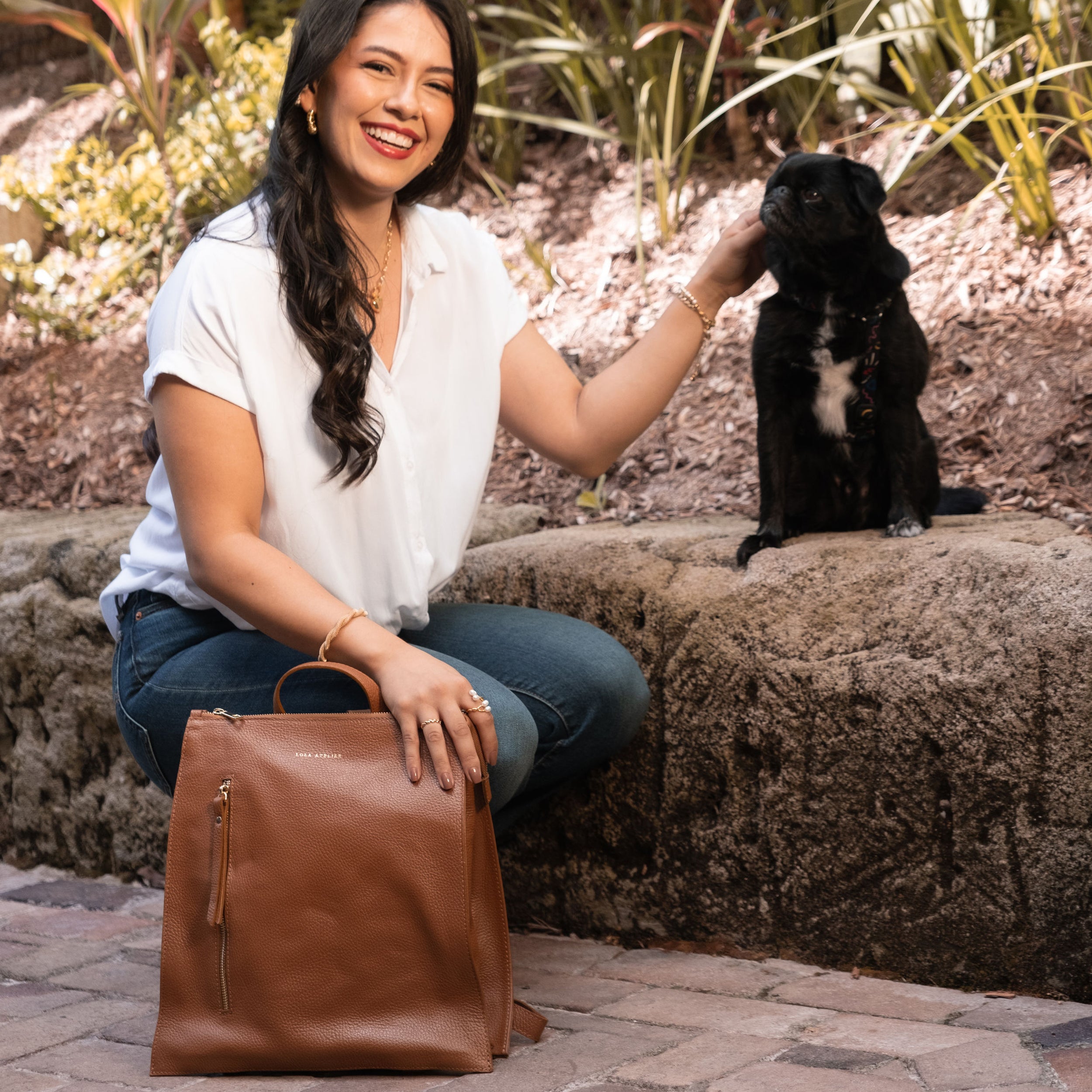 Felicita Burgundy Trendy Backpack