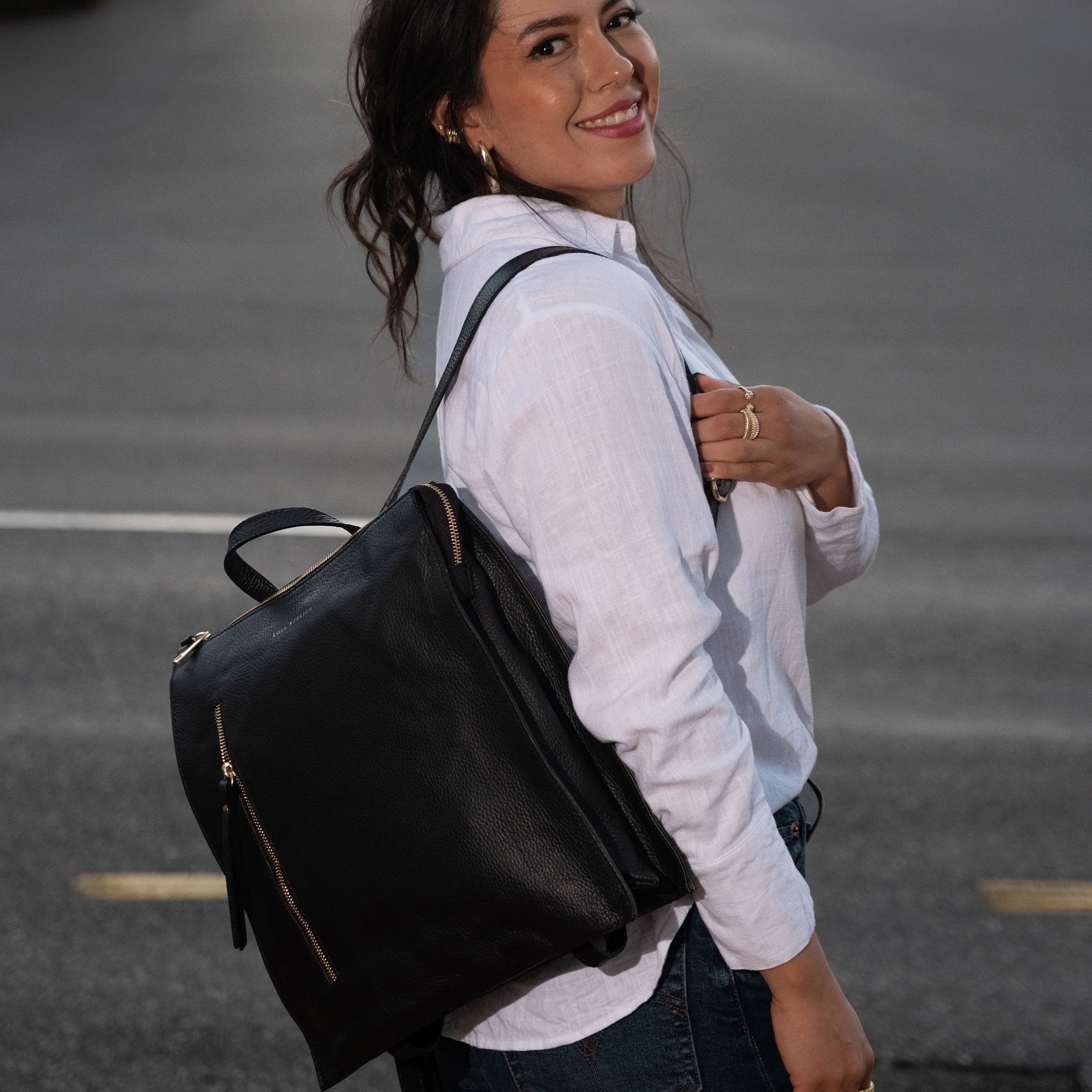 Felicita Burgundy Trendy Backpack