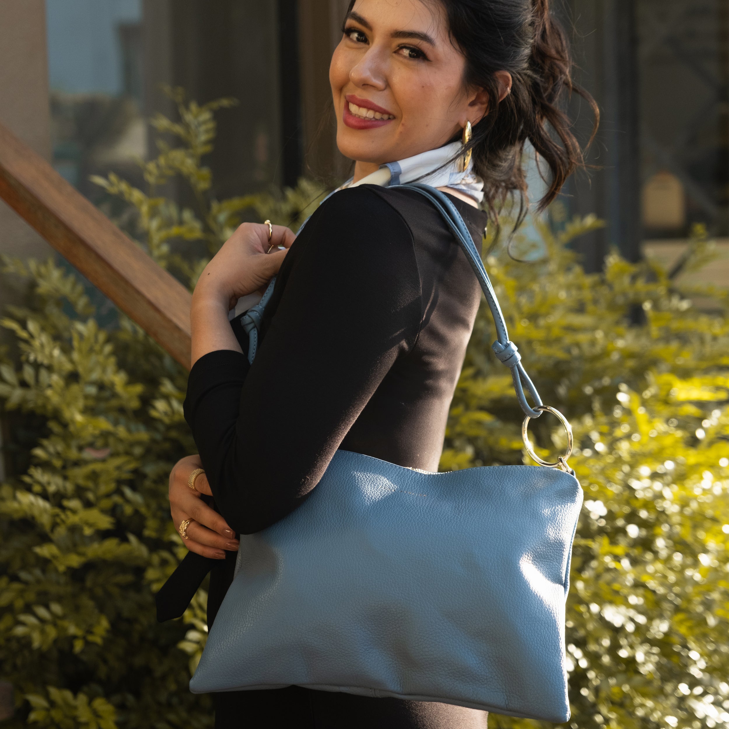Serenita Sky Blue Shoulder Bag