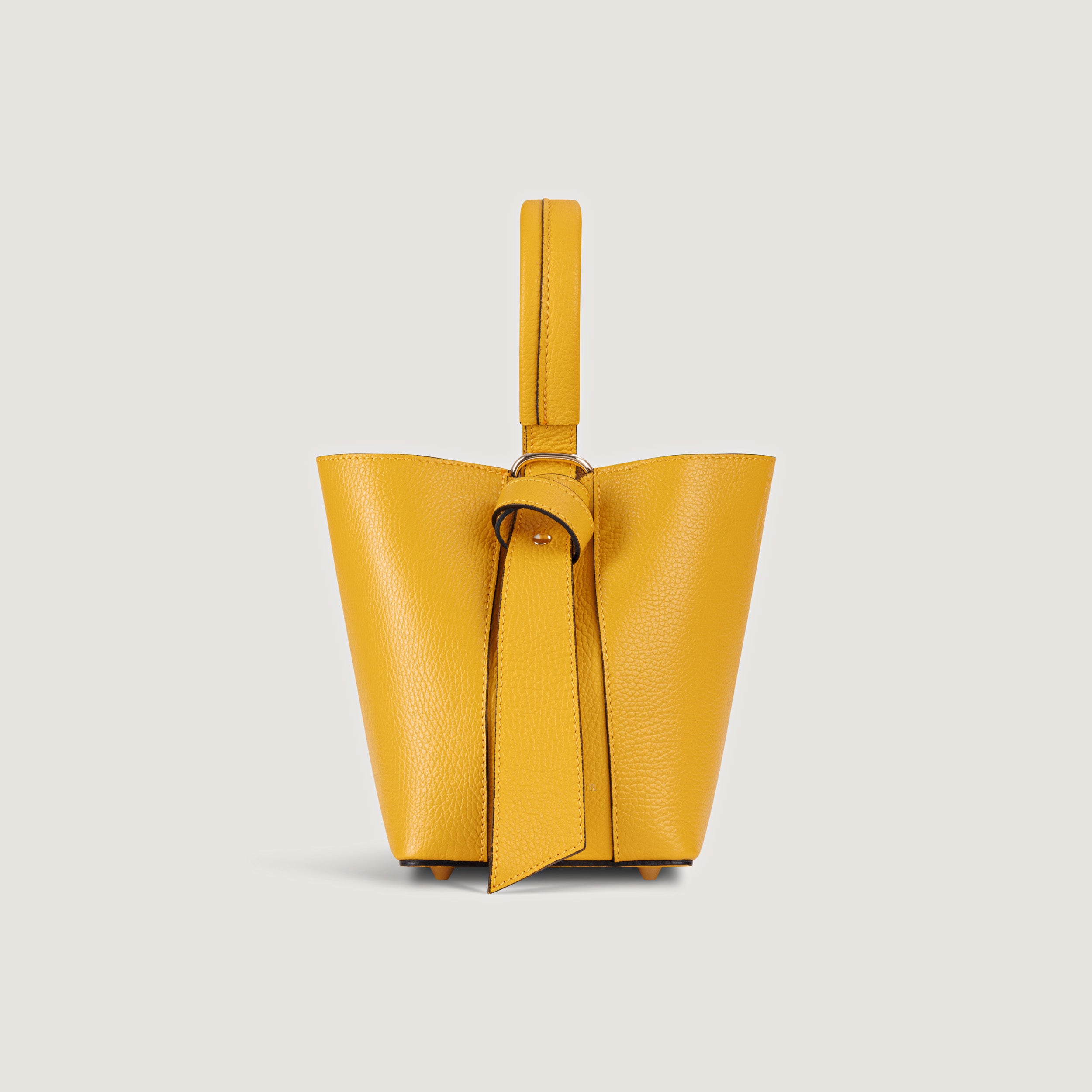 Allegria Yellow Two-in-One Bucket Bag