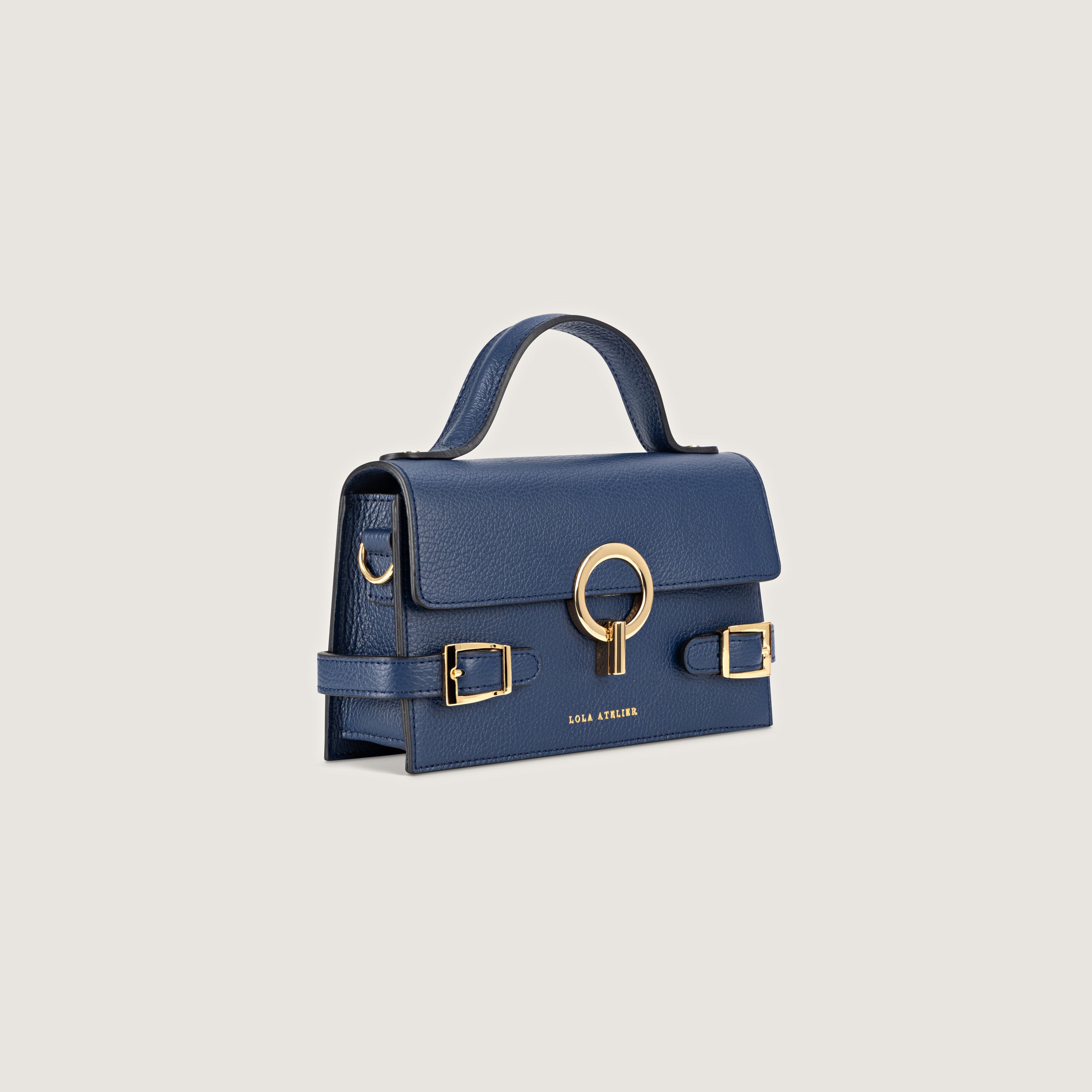 Autunno Navy Vibrant Shoulder Bag