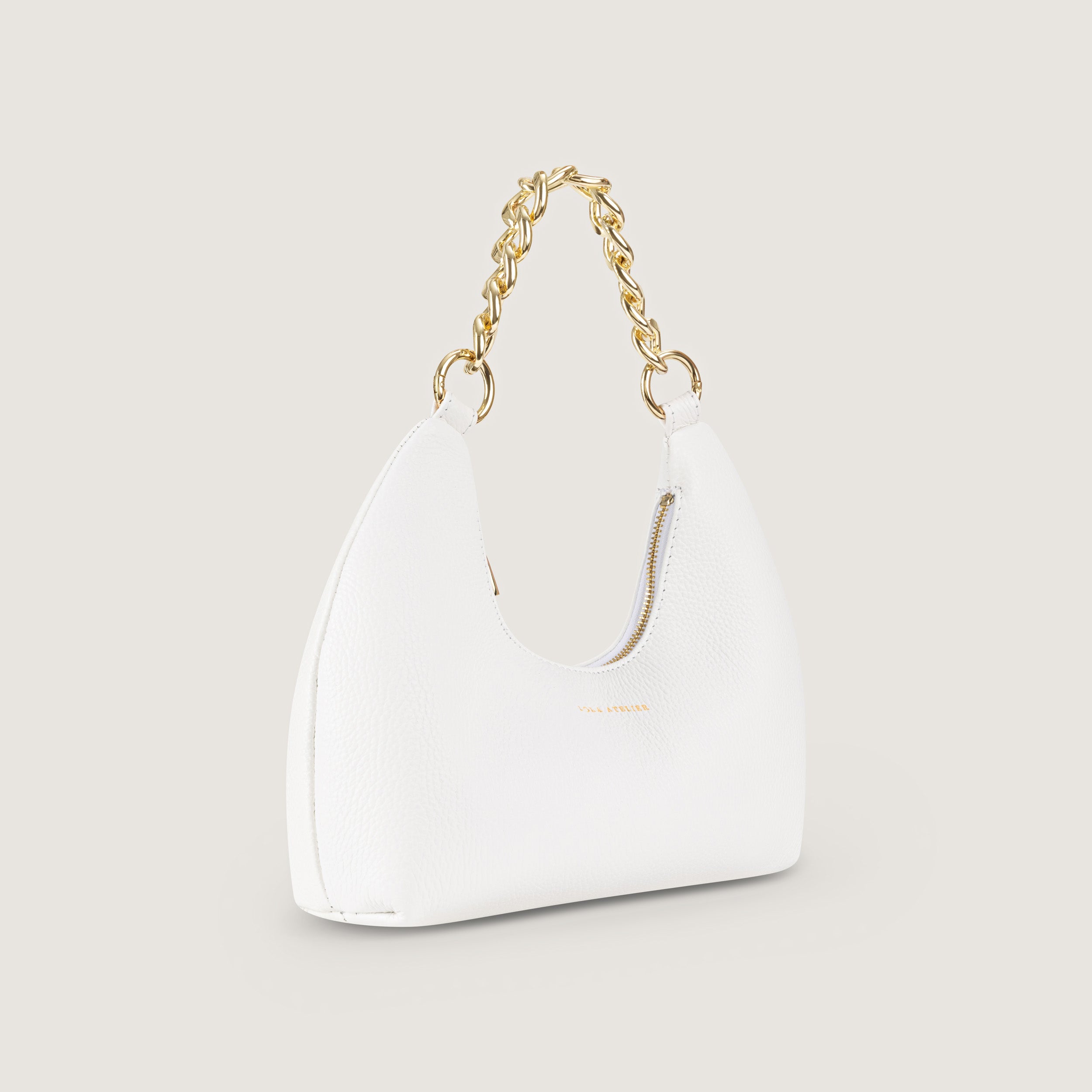Luna White Crossbody Bag