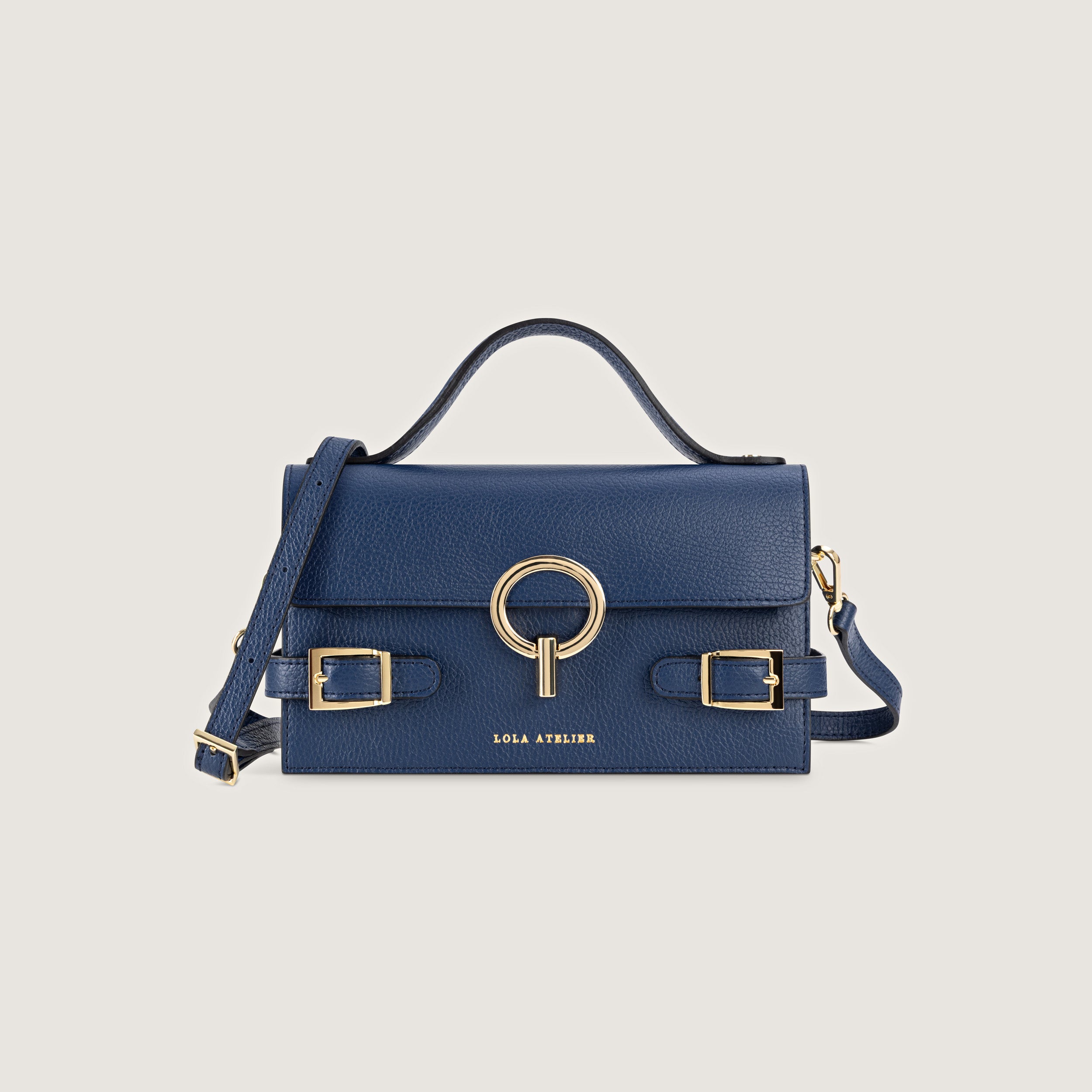 Autunno Navy Vibrant Shoulder Bag
