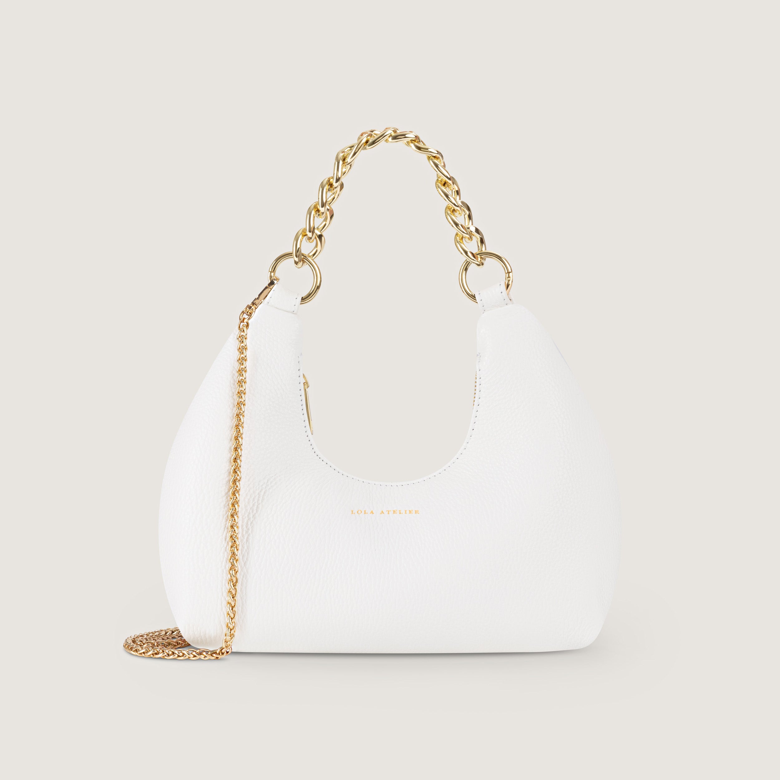 Luna White Crossbody Bag