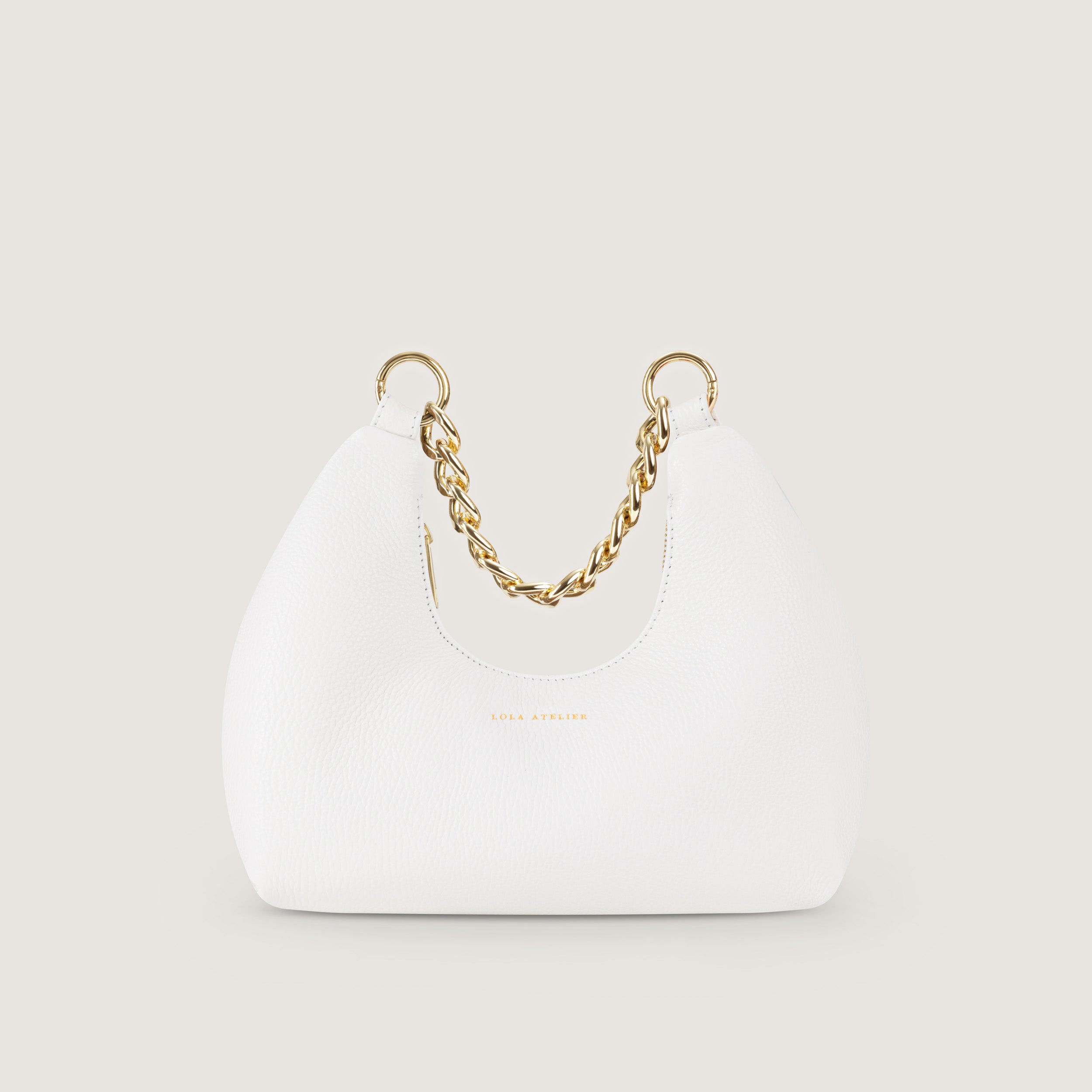 Luna White Crossbody Bag