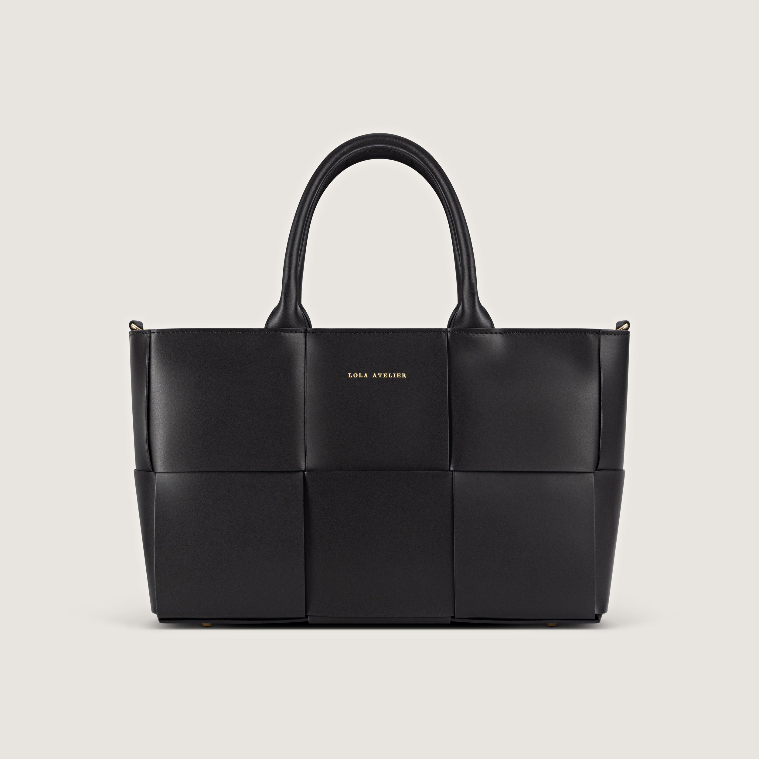 Bella Ebony Woven Bag