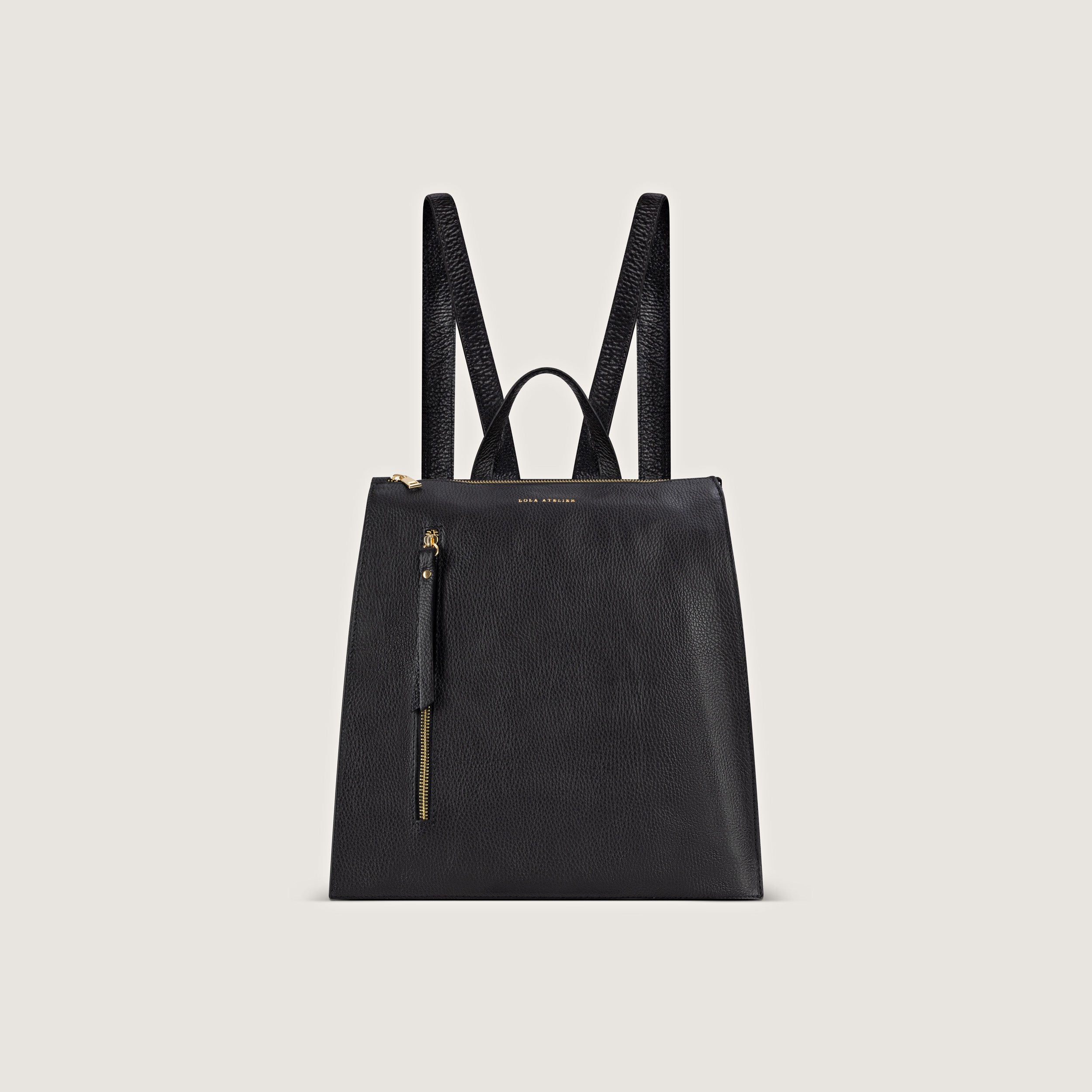 Felicita Black Trendy Backpack