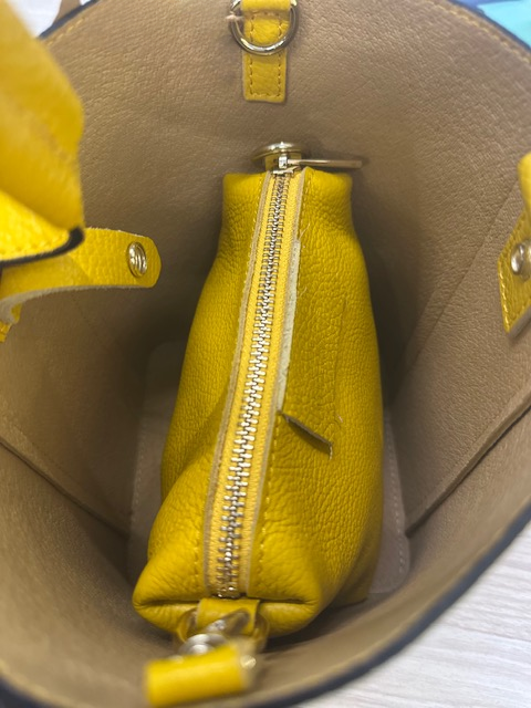 Allegria Burgundy Two-in-One Bucket Bag