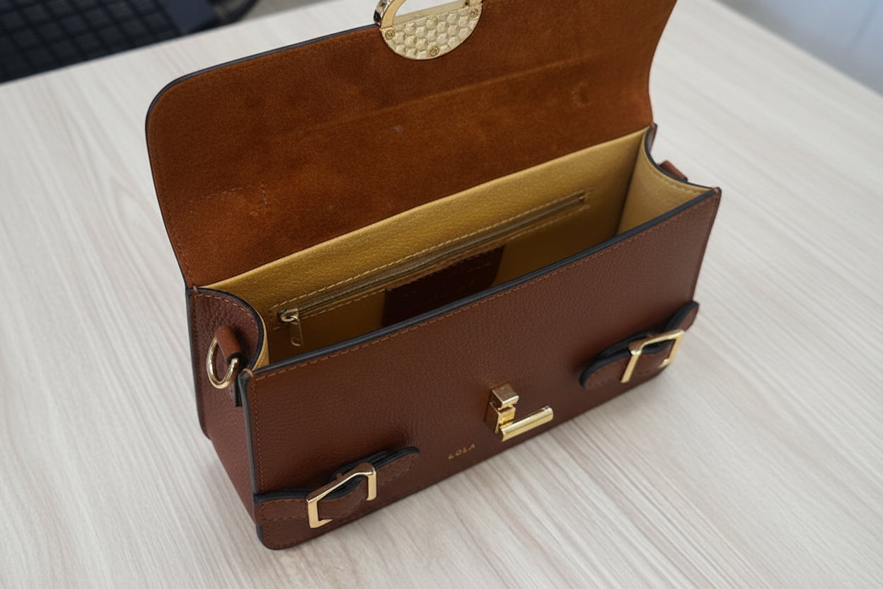 Autunno Brown Vibrant Shoulder Bag