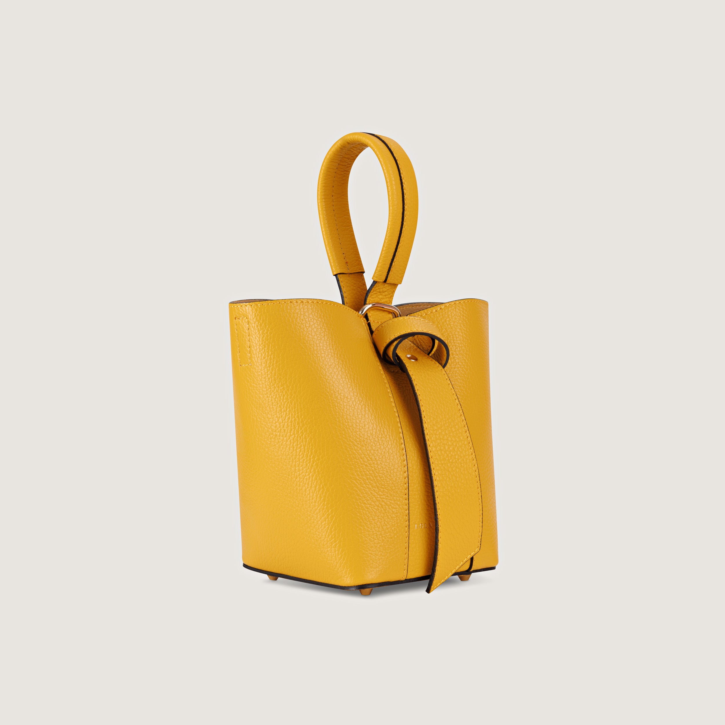 Allegria Yellow Two-in-One Bucket Bag